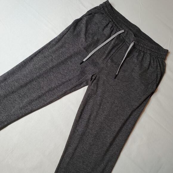 Lululemon Mens Size L Soft Jersey Stretch Tapered Lightweight Pants Gray M5ARES - Picture 1 of 8